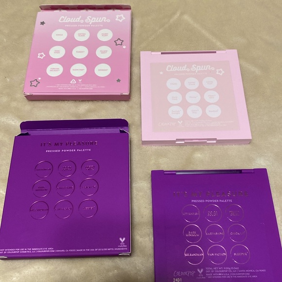 Bundle of 2 COLOURPOP eyeshadow palettes brand new! It’s my Pleasure&Cloud Spun - Picture 6 of 9